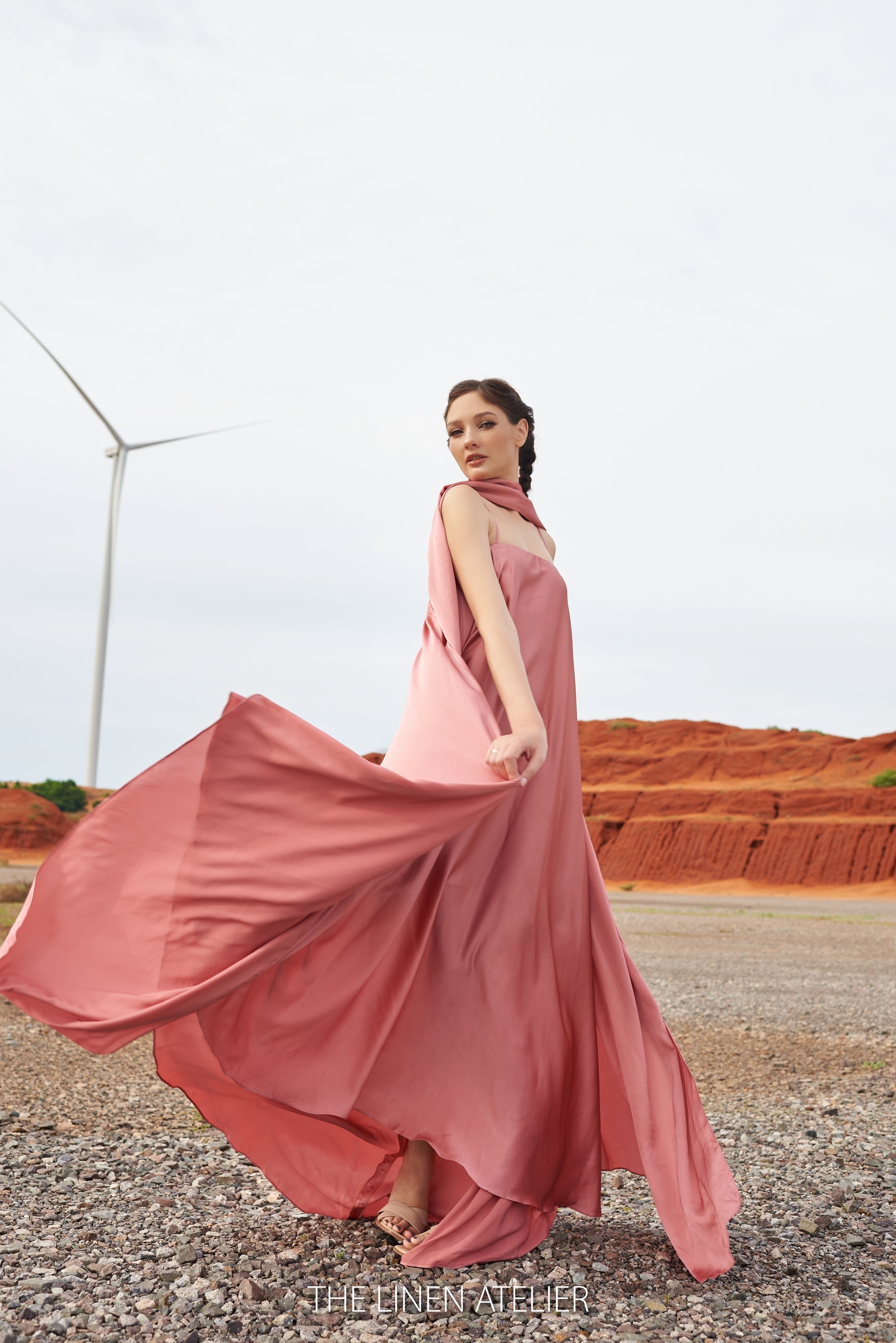 knee length dresses for ladies Sexy Loose White Women Dress 2023 Summer Halter Sleeveless Ankle-Length Dress Elegant High Waist Backless Party Dresses