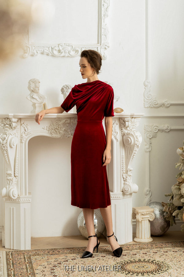 RUBY Velvet Cocktail Dress