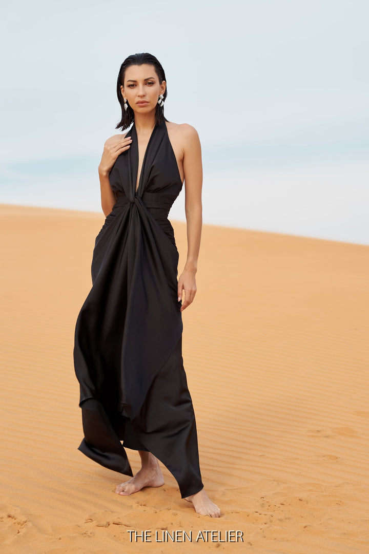 maya halter neck dress Maya U-Neck Halter Dress Black / L