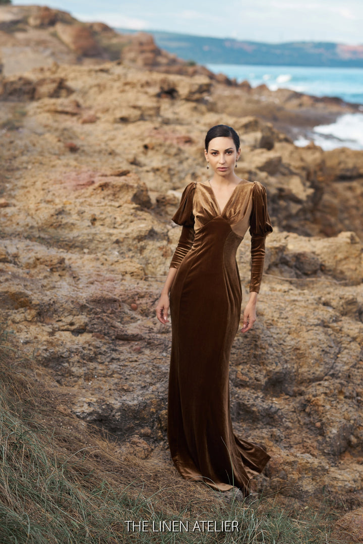 JULIA Velvet Dress Long Sleeve Look Want Wear Love JULIA Velvet Dress Long Sleeve Look Want Wear Love