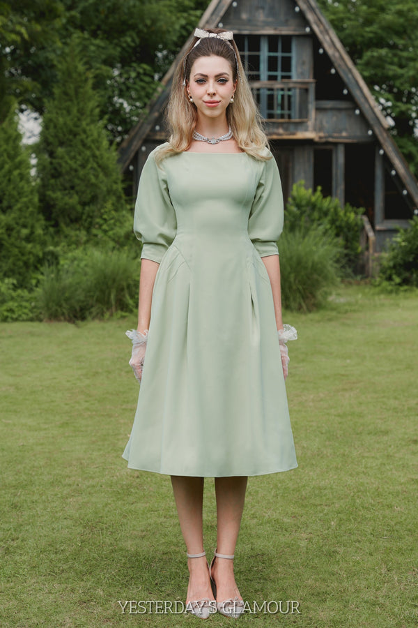 Clement Vintage-Inspired Swing Dress